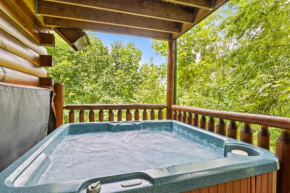Waterfall Retreat 2 bed 2bath Cabin with Hot Tub Pool Table And The Sounds Of A Natural Waterfall